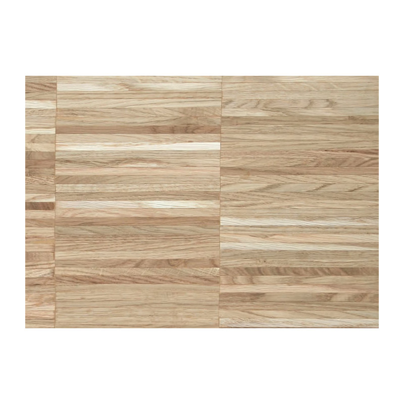 Parquet chêne industriel sur chants à lamelles 10 x 11 x 160 mm, motif sur chants
