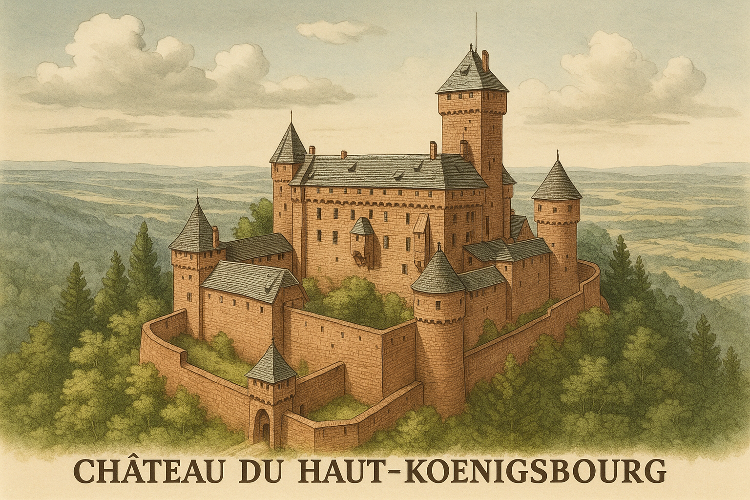Château Haut-Koenigsbourg : son histoire fascinante
