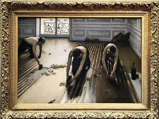 Les Raboteurs de parquet - Gustave Caillebotte 1875