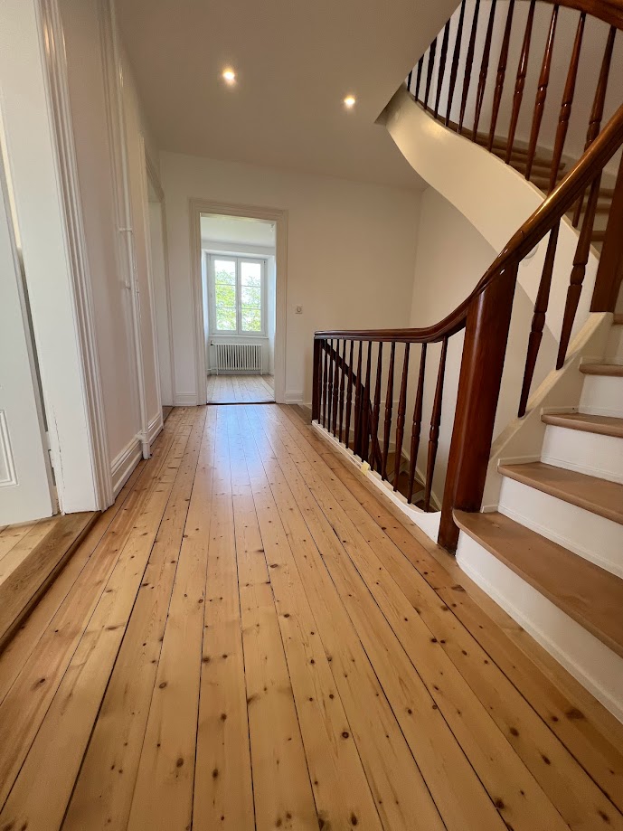 Rénovation de parquet et escalier à Dijon