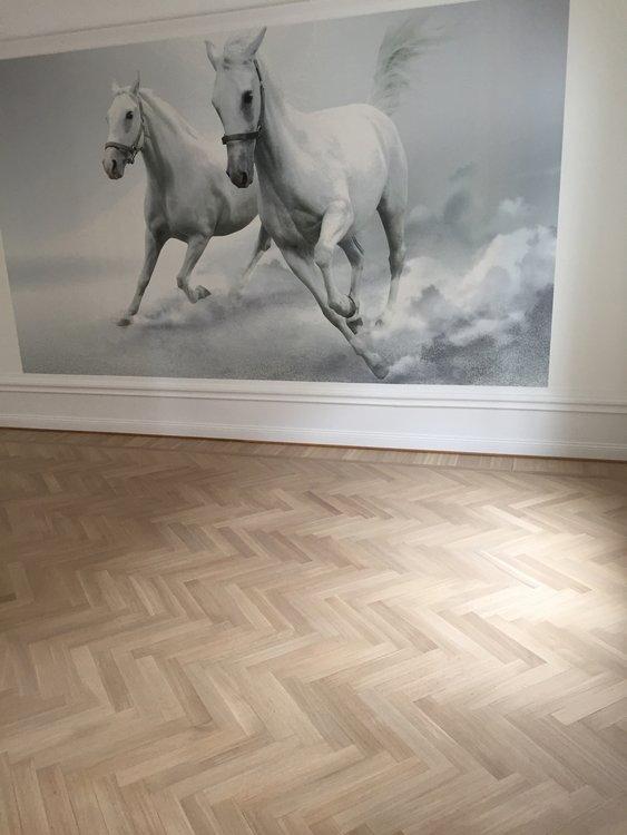 Ponçage parquet massif