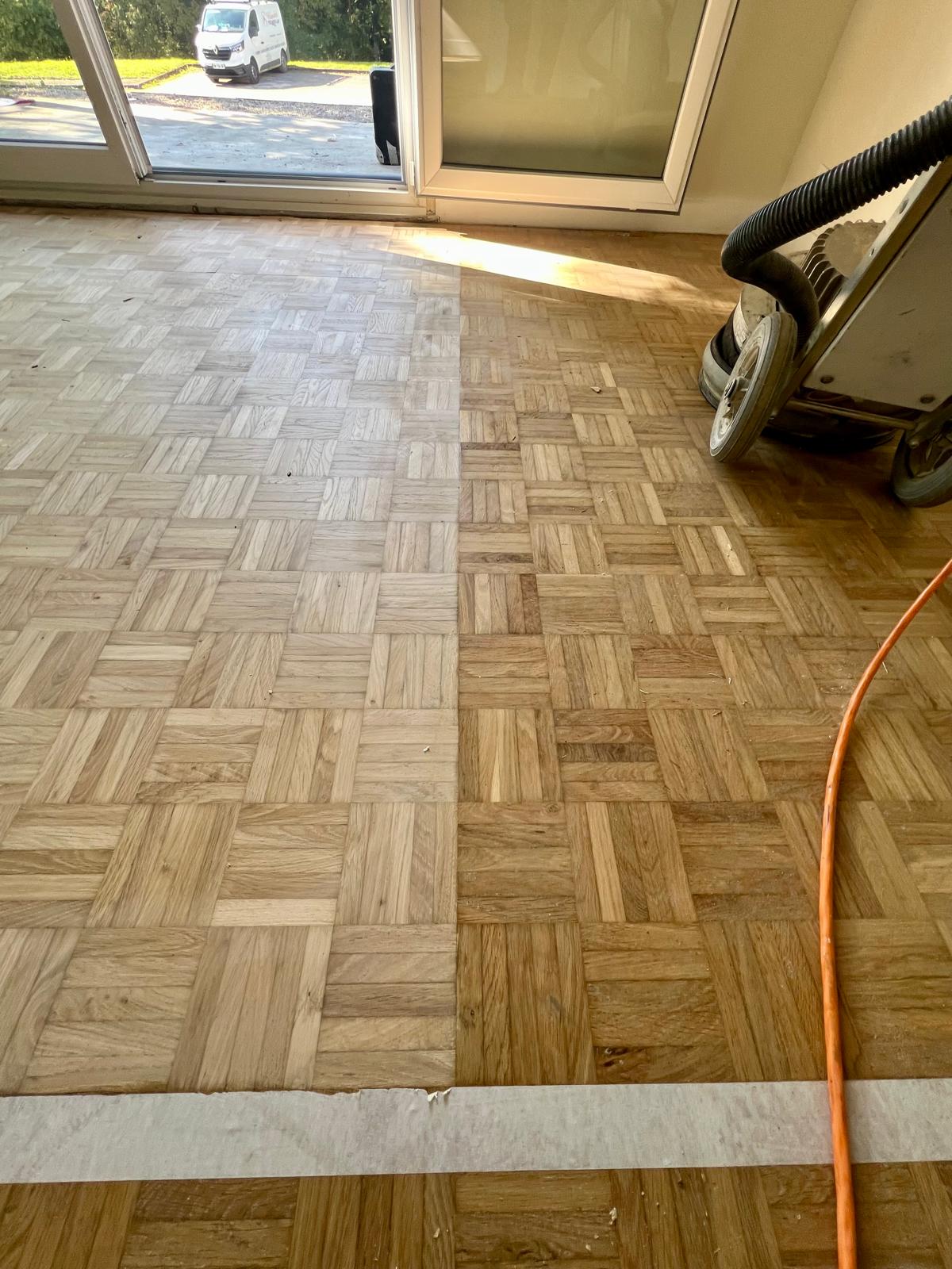 Rénovation parquet mosaïque